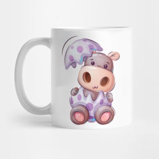 Hippopotamus in an egg Mug